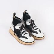 Pre-owned Hvitt lerret Alexander Wang joggesko