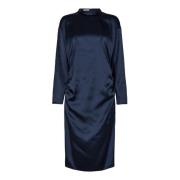 Navy Designers Remix Lisboa Drape Dress Dresses