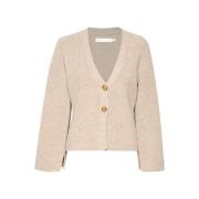 Feminin BriyaIW Cardigan - Oatmeal Melange