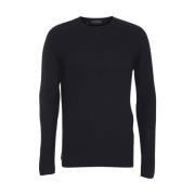 Sort Cleancutcopenhagen Lauritz Knitted Crew Genser