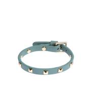 Leather Stud Bracelet Mini Ocean