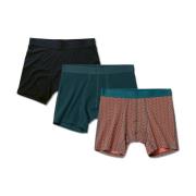 Grønn Panos Pe 3Pk Base Bamboo Boxer Boxershorts