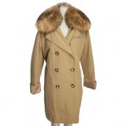 Pre-owned Beige Stoff Moncler Coat