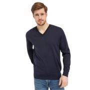 Blå Clipper Milan Pullover V Neck Genser