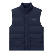 Blå Mark Puffer Vest