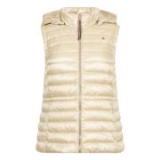 Down Filled Puffer Vest - Light Sandalwood