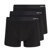 Sort Jack Jones Jacbasic Bamboo Trunks 3 Packoos Undertøy