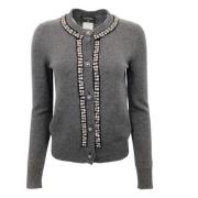 Pre-owned Grå kasjmir Chanel Cardigan