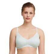 Soft Stretch Stripes Bralette Uten Bøyle, MED Vattering - BLÅ