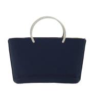 Pre-owned Navy Canvas Chanel veske