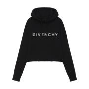 Sort hettegenser med GIVENCHY-print