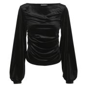 Sort Gestuz Kamaligz Velvet Sweater Overdeler