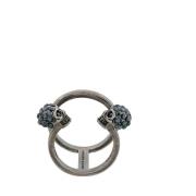 Swarovski Skull Dobbel Bandring