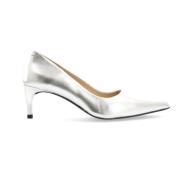 Klassiske og feminine metallic skinnpumps