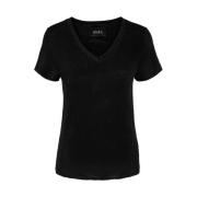 Sort Ella Il Alethe Linen Tee T-Skjorter