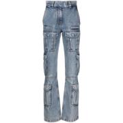 Lys Blå Denim Jeans