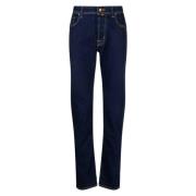 Slim Fit Jeans med Patch Detalj