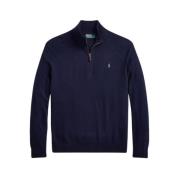 Luksuriøs Merinoull Half-Zip Turtleneck