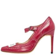 Pre-owned Rosa skinn Manolo Blahnik haeler