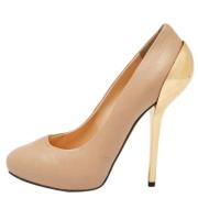 Pre-owned Beige skinn Giuseppe Zanotti haeler