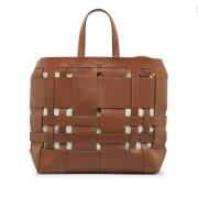 Pre-owned Brunt skinn Burberry Tote