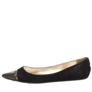 Pre-owned Svart skinn Jimmy Choo Flats