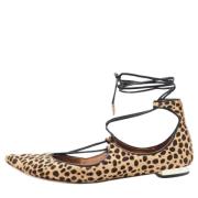 Pre-owned Brunt stoff Aquazzura Flats