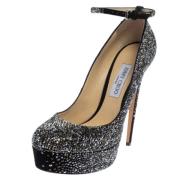 Pre-owned Svart semsket skinn Jimmy Choo haeler