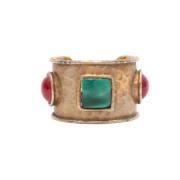 Pre-owned Gull Gult Gull Yves Saint Laurent armband