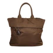 Pre-owned Brun nylon Prada Tote