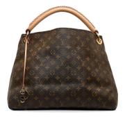 Pre-owned Brunt skinn Louis Vuitton Artsy