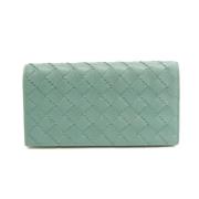 Pre-owned Blått skinn Bottega Veneta Wallet