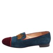 Pre-owned Burgunder semsket skinn Christian Louboutin Leiligheter