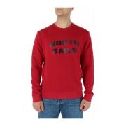 Rød Langarmet Sweatshirt