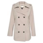 Klassisk Trenchcoat i Taupe