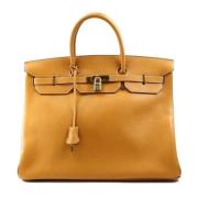 Pre-owned Beige skinn Hermes Birkin