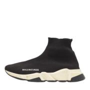 Pre-owned Svart stoff Balenciaga joggesko