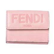 Pre-owned Rosa skinn Fendi lommebok