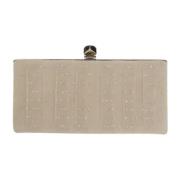 Pre-owned Beige lerret Jimmy Choo Clutch