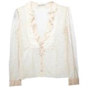 Pre-owned Beige blonder Valentino Topp