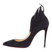 Pre-owned Svart semsket skinn Christian Louboutin haeler