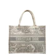 Pre-owned Beige Canvas Dior Book Tote