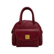 Pre-owned Burgunder Leather Celine veske