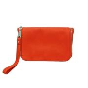 Pre-owned Oransje skinn Bottega Veneta Clutch