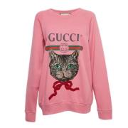 Pre-owned Rosa strikket Gucci-genser