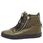 Pre-owned Gront skinn Giuseppe Zanotti joggesko