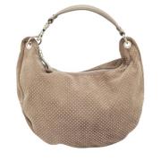 Pre-owned Beige Leather Jimmy Choo veske