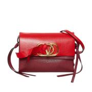 Pre-owned Rodt skinn Valentino Crossbody Veske