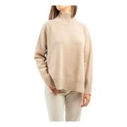 Beige Sweatshirt med Moderne Touch