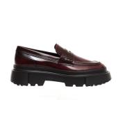 Skinn Bordeaux Tank Loafer - Størrelse 35